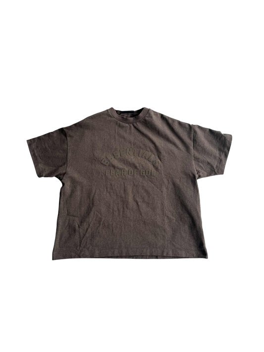 Essentials Fear Of God Oversized Brown Shirt