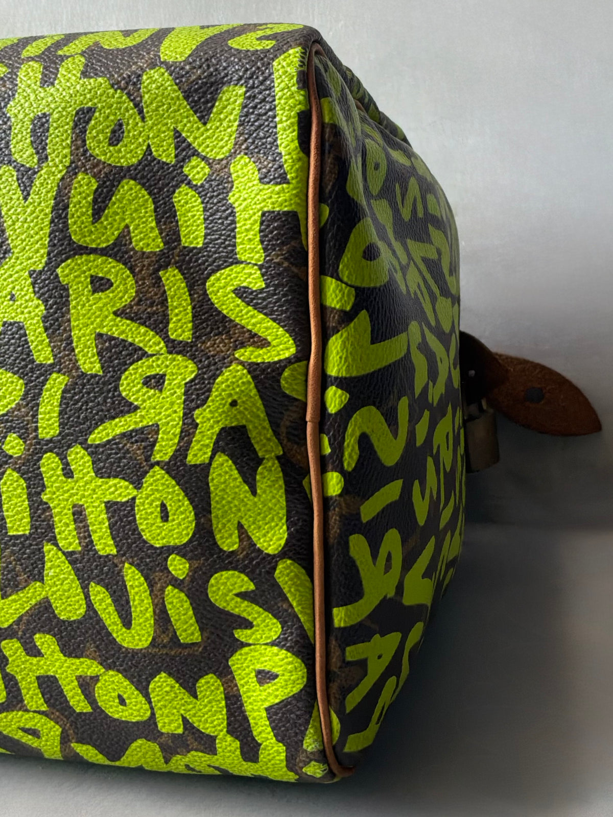 Louis Vuitton x Stephen Sprouse Green Graffiti Speedy 30 Bag