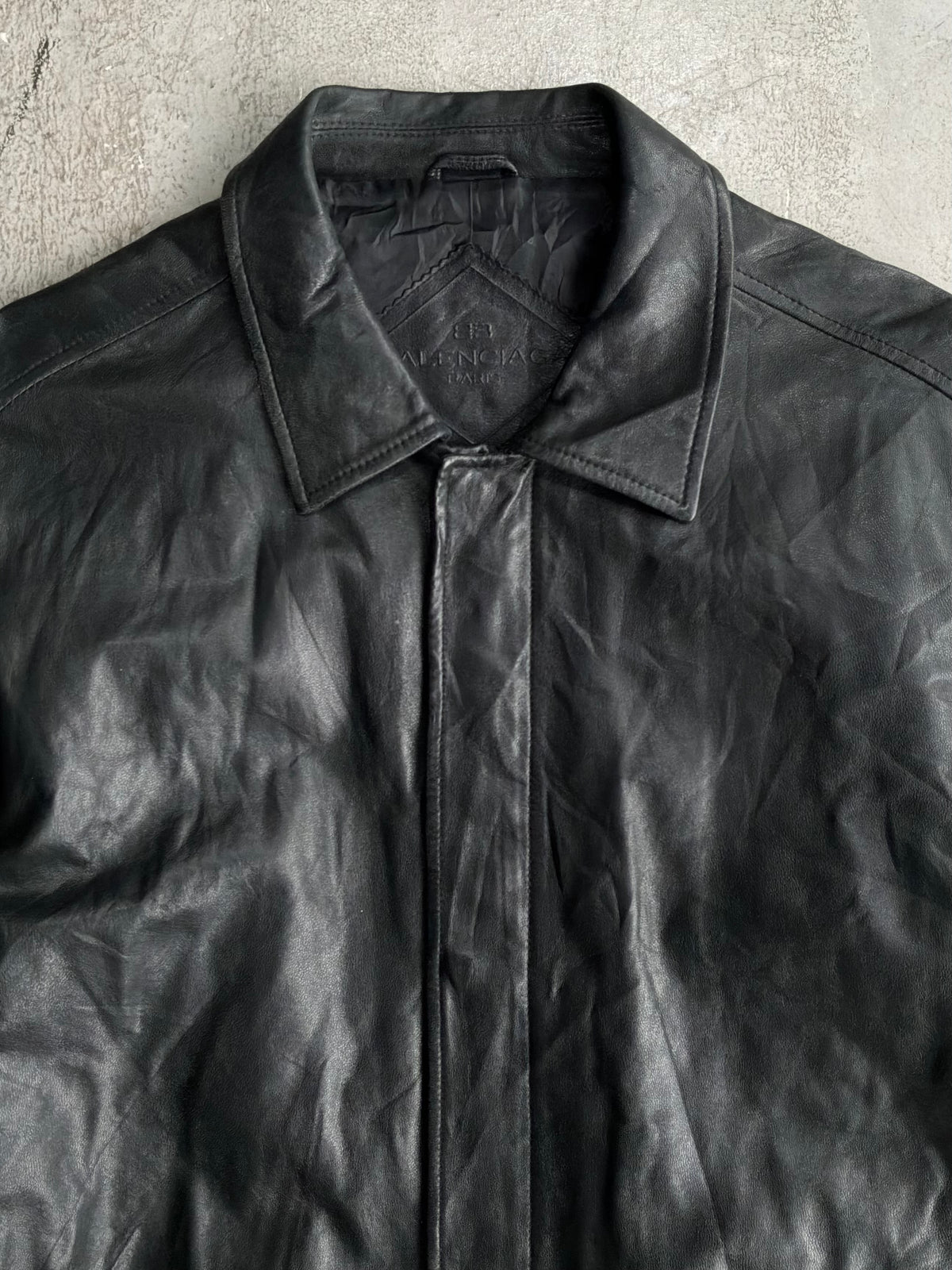 Vintage Balenciaga Harrington Leather Jacket