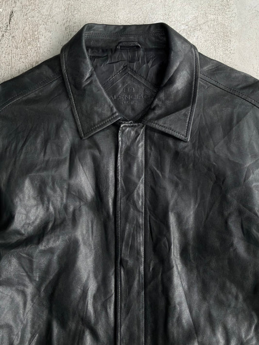 Vintage Balenciaga Harrington Leather Jacket