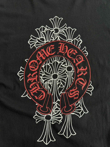 Chrome Hearts Red Cemetery Tee