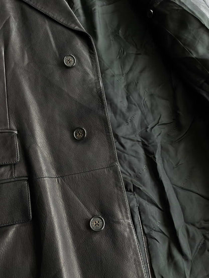 Gucci Tom Ford Era Leather Long Coat