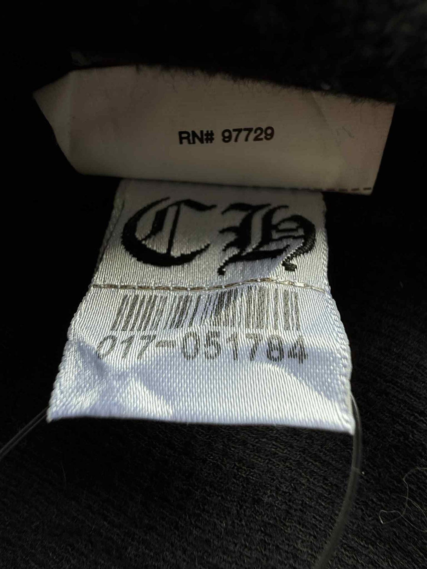 Chrome Hearts Logo Print Zip Hoodie