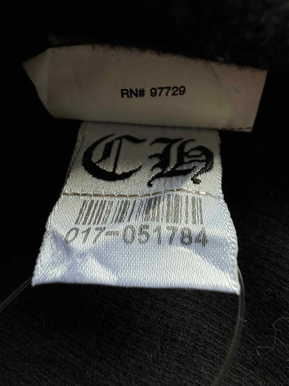 Chrome Hearts Logo Print Zip Hoodie