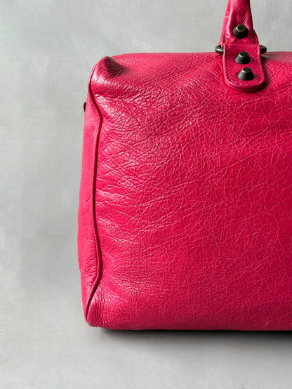 Balenciaga Large Twiggy Red Lambskin Bag