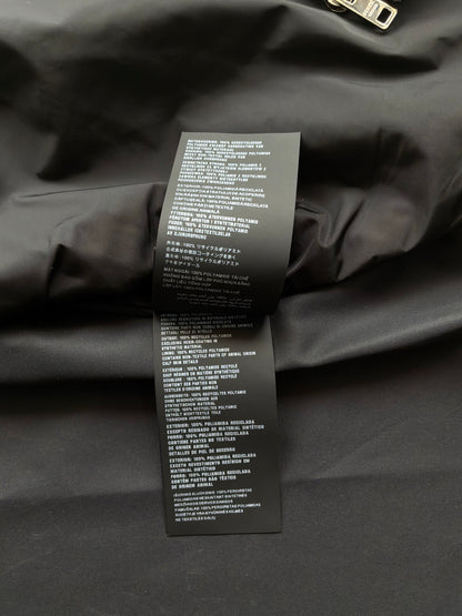 Prada Re-Nylon Chest Emblem Zip Up Jacket