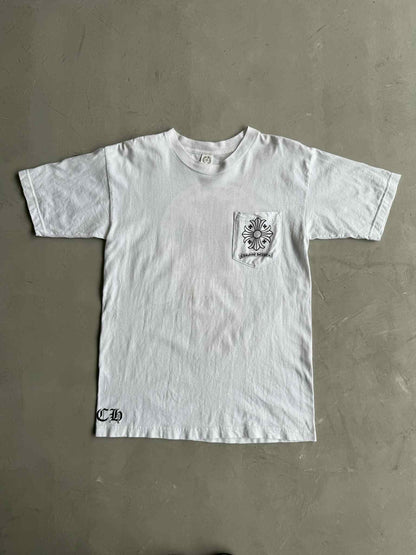 Chrome Hearts Vintage Hollywood Seal Logo Pocket Tee