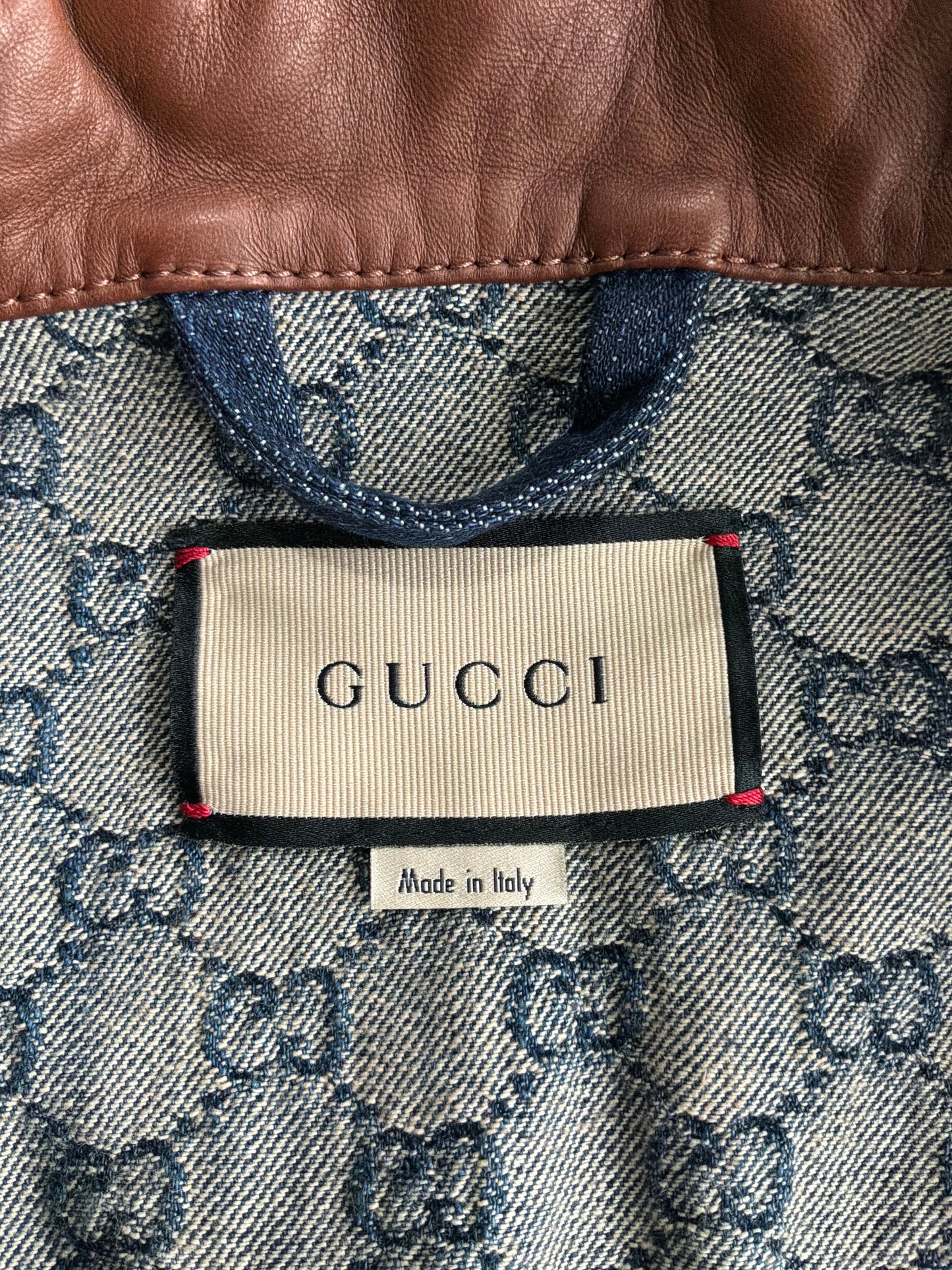 Gucci Denim Monogram Coat