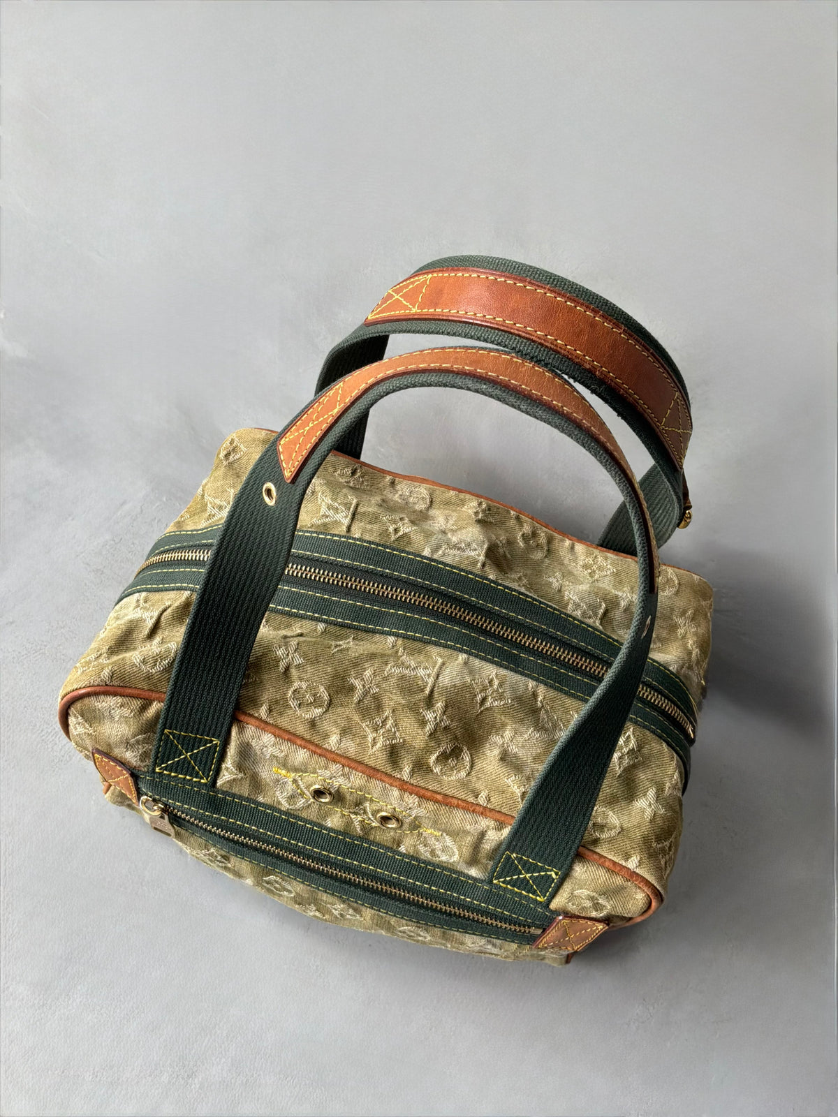 Louis Vuitton x Murakami Monogramouflage Denim Jasmin Bag