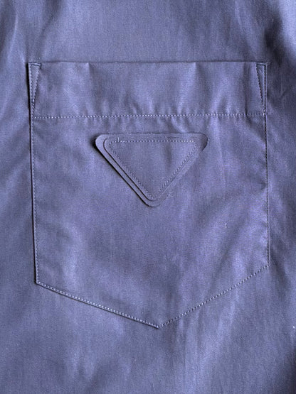 Prada Navy Button Up Shirt