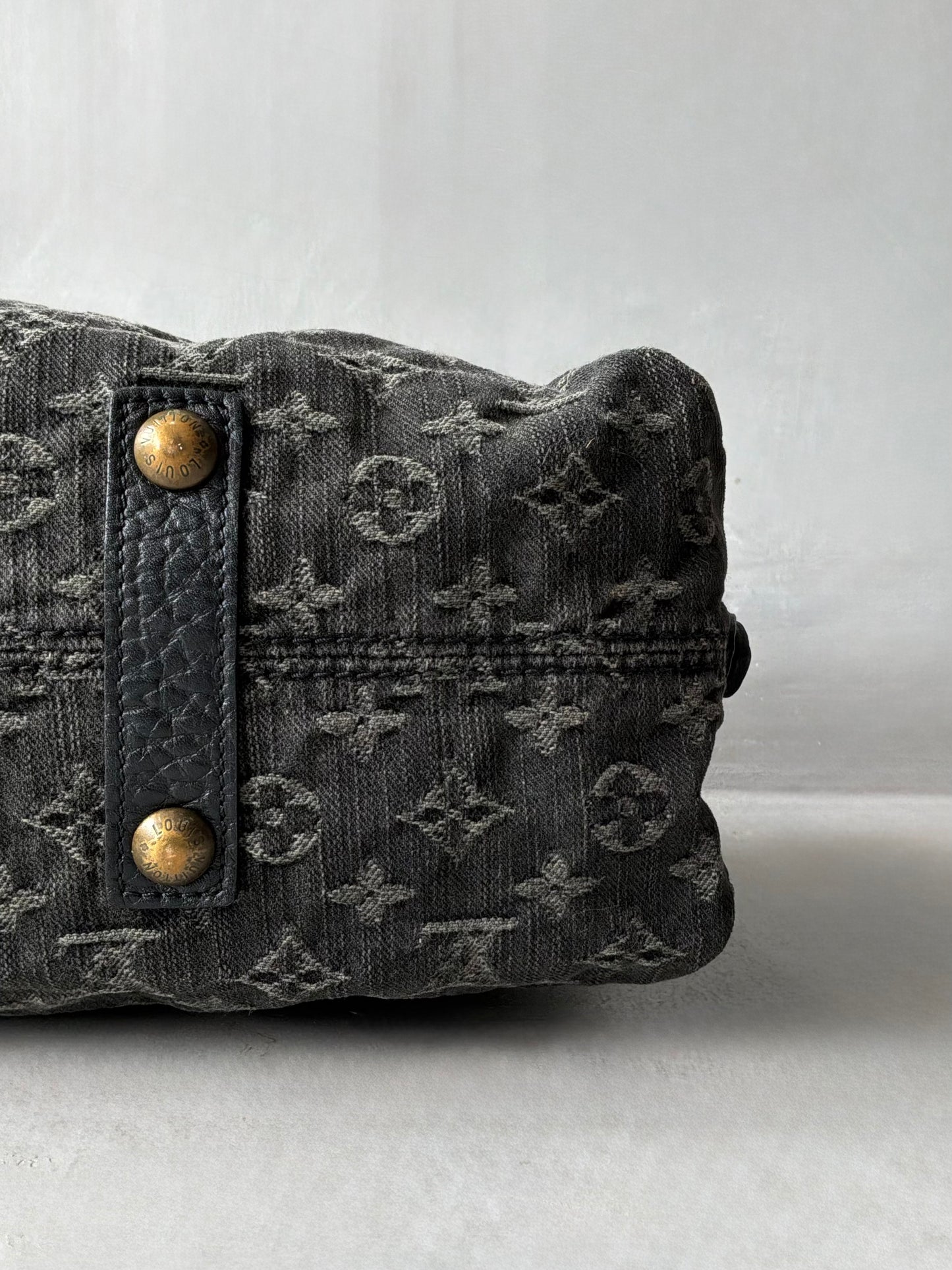 Louis Vuitton Neo Cabby MM Monogram Denim Handbag