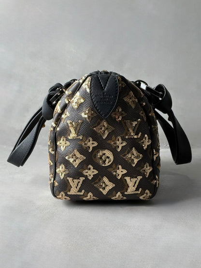 Louis Vuitton Gold Sequins Speedy 28 Bag