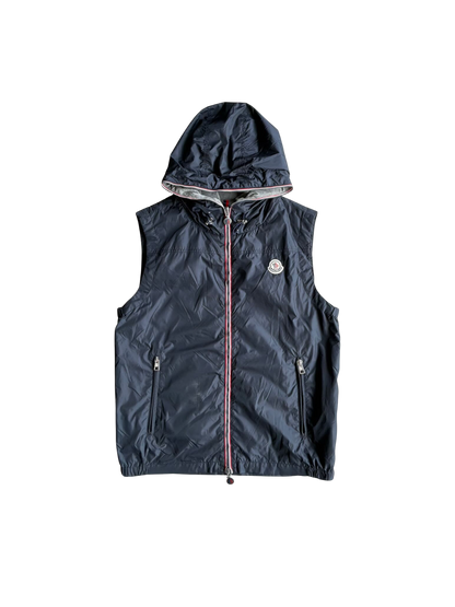 Moncler Nylon Zip Vest Hoodie