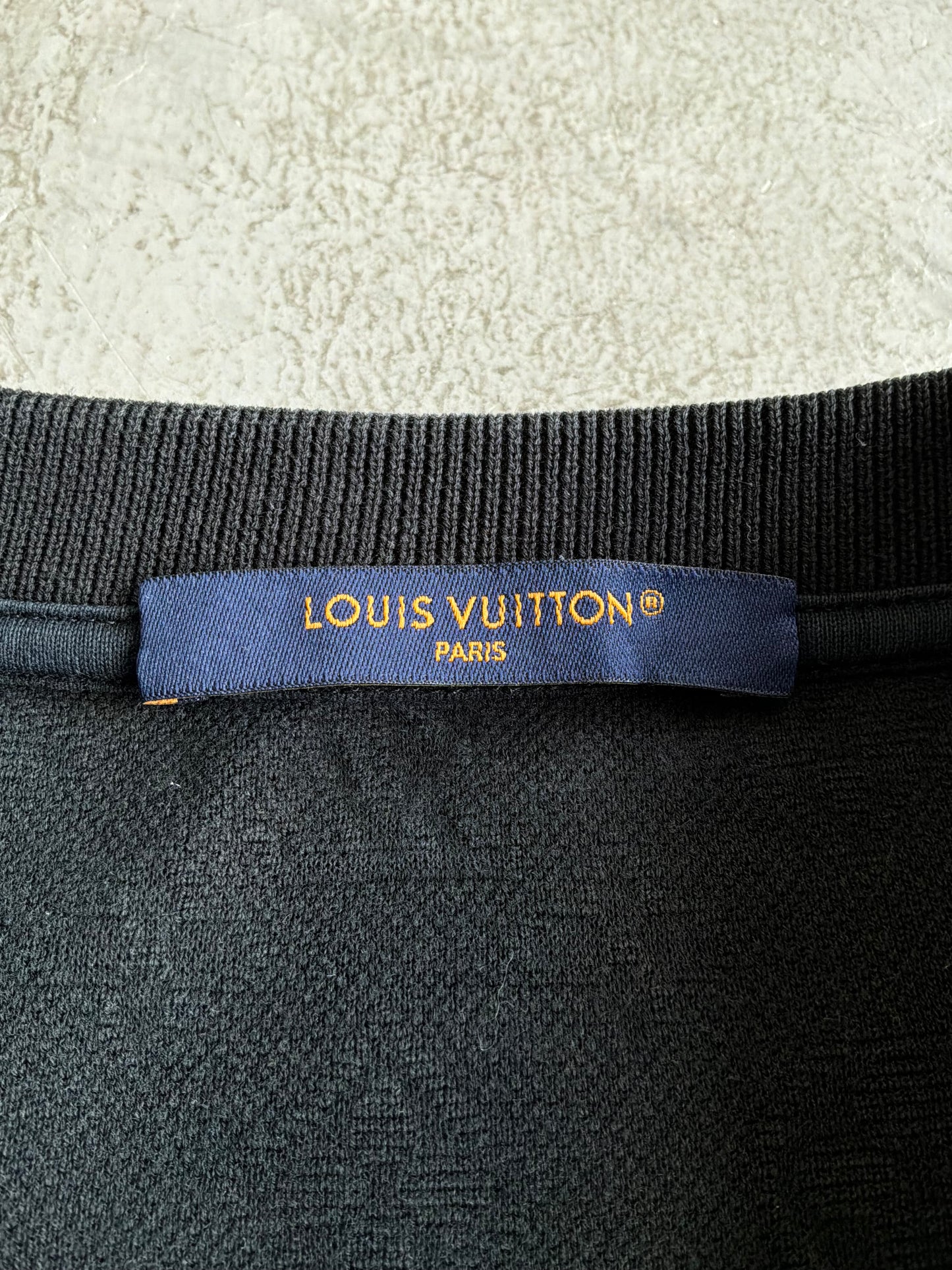 Louis Vuitton 3D Monogram Black Tee