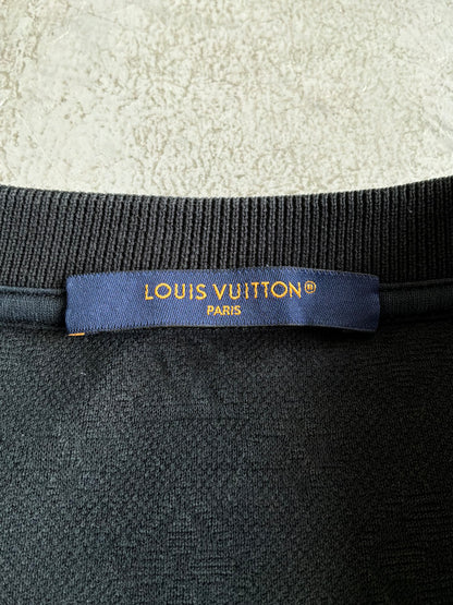 Louis Vuitton 3D Monogram Black Tee