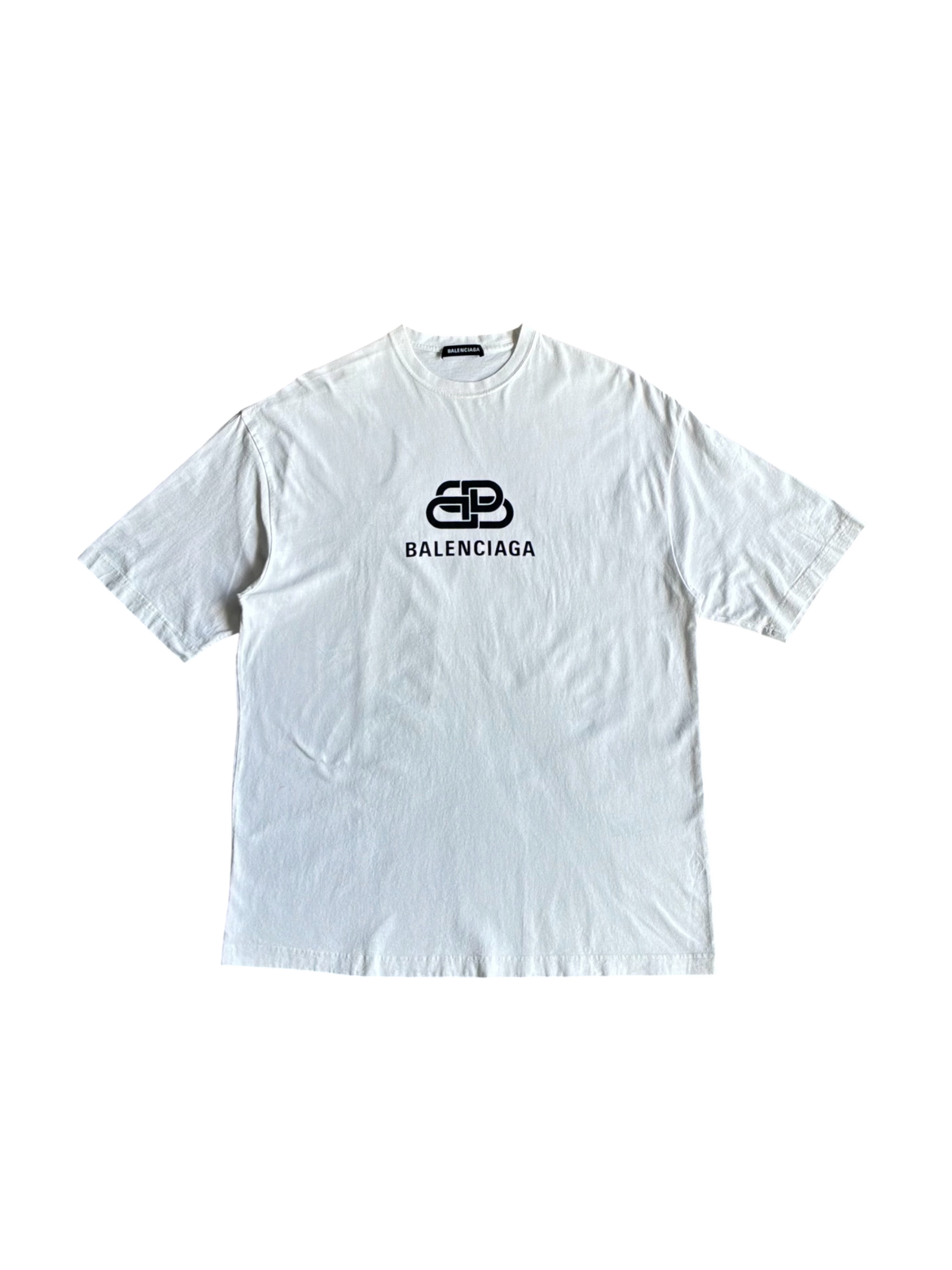 Balenciaga Interlock White Tee