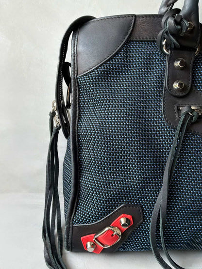 Balenciaga Classic City Mesh Arena Bag