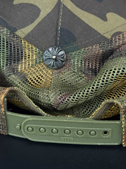 Chrome Hearts Vintage ‘FUCK’ Embroidered Camouflage Trucker Hat