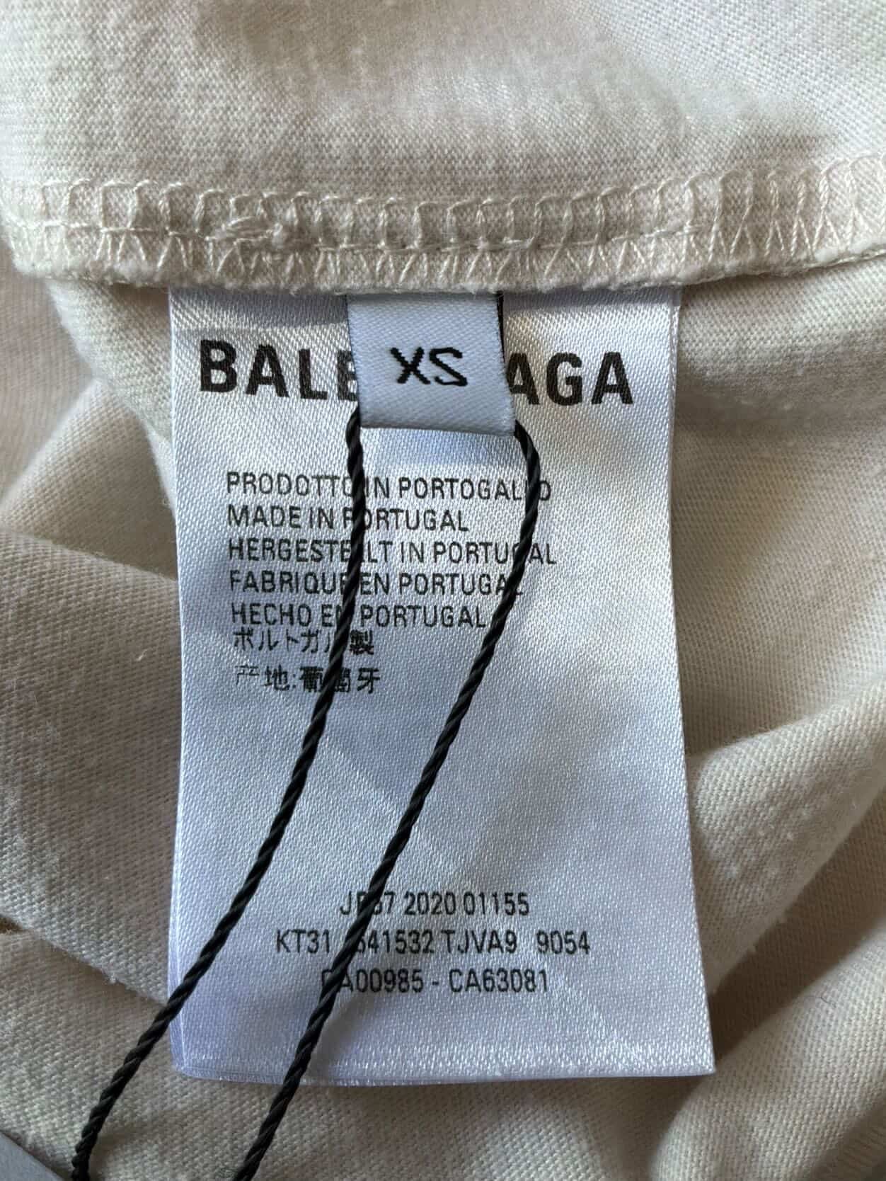 Balenciaga Embroidered Script Tee