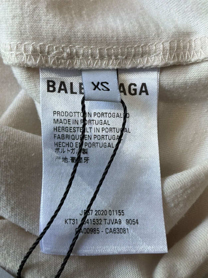 Balenciaga Embroidered Script Tee
