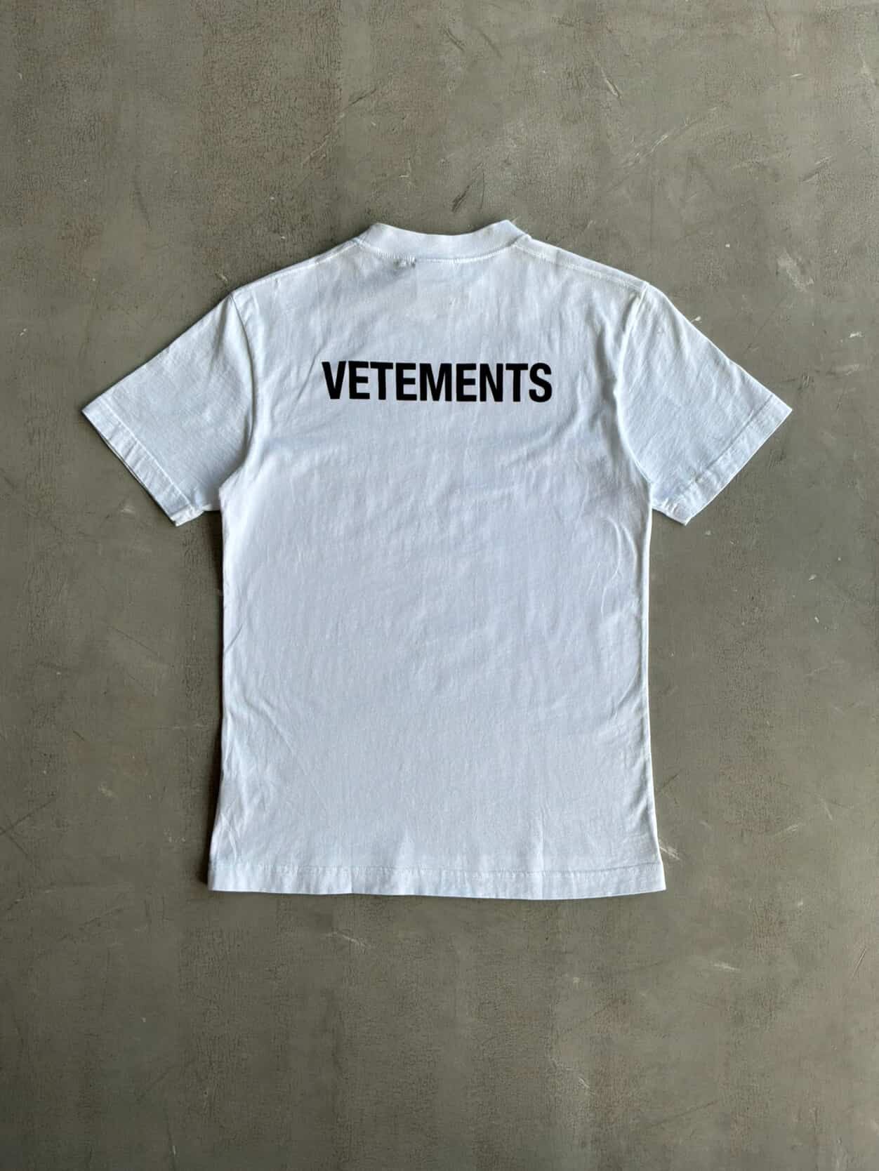 Vetements Staff 3M Reflective Tee