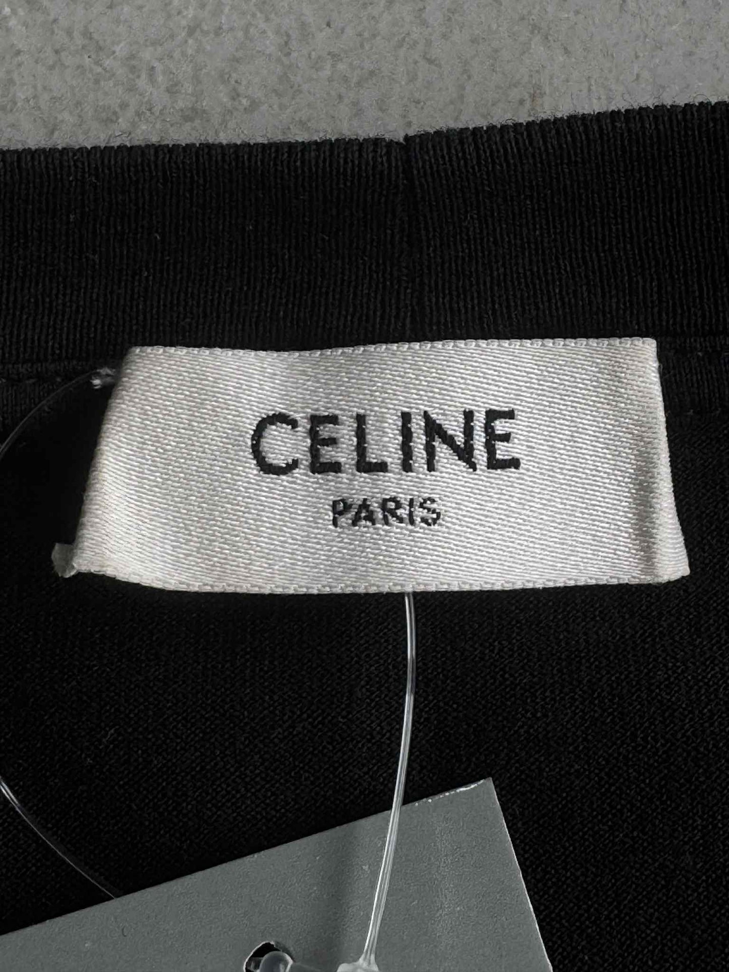 Celine spellout black shirt