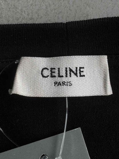 Celine spellout black shirt