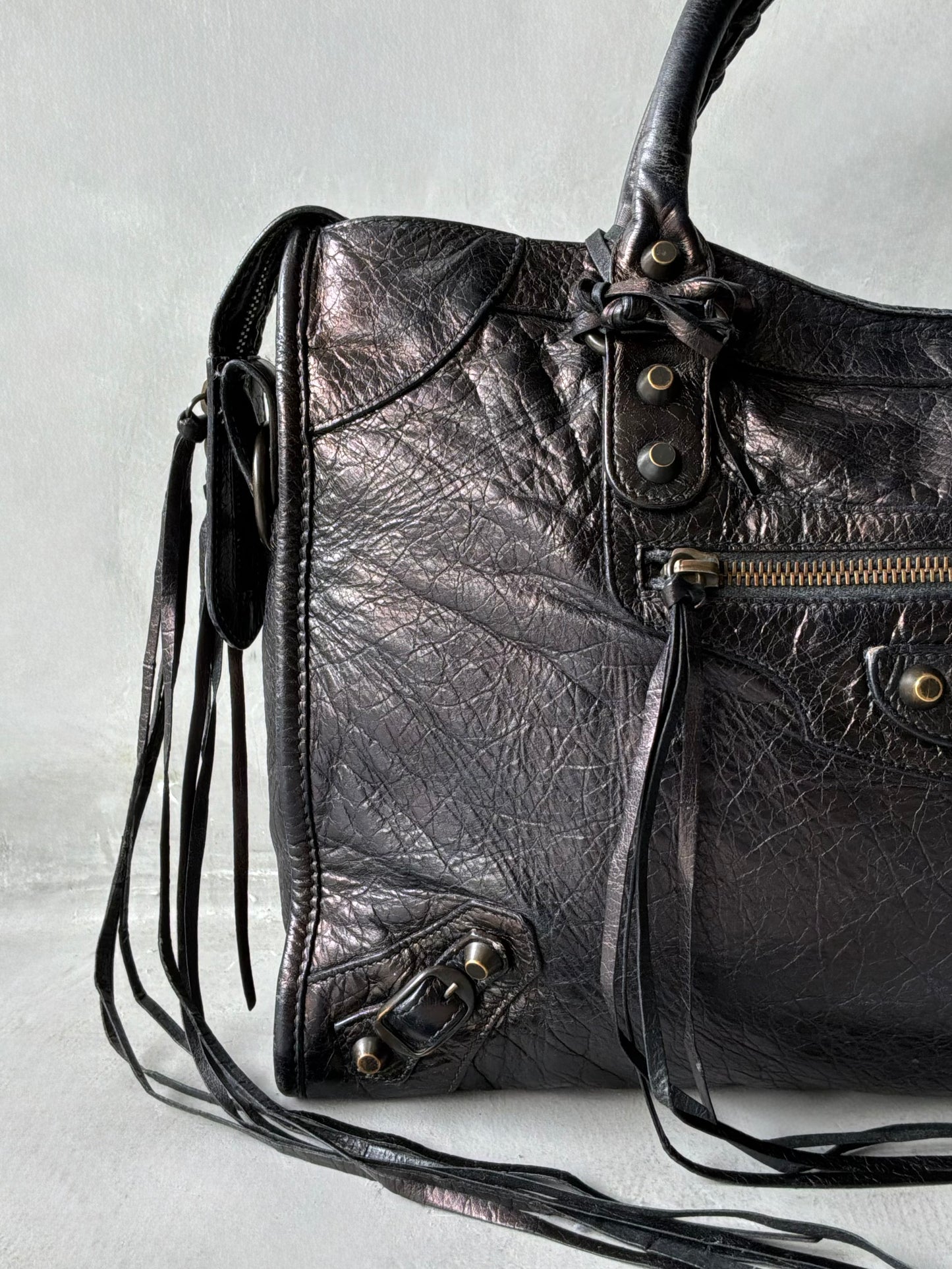 Balenciaga Classic City ‘Ink’ Lambskin Bag