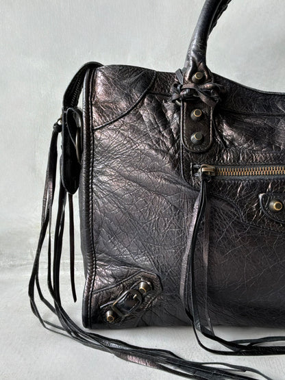 Balenciaga Classic City ‘Ink’ Lambskin Bag