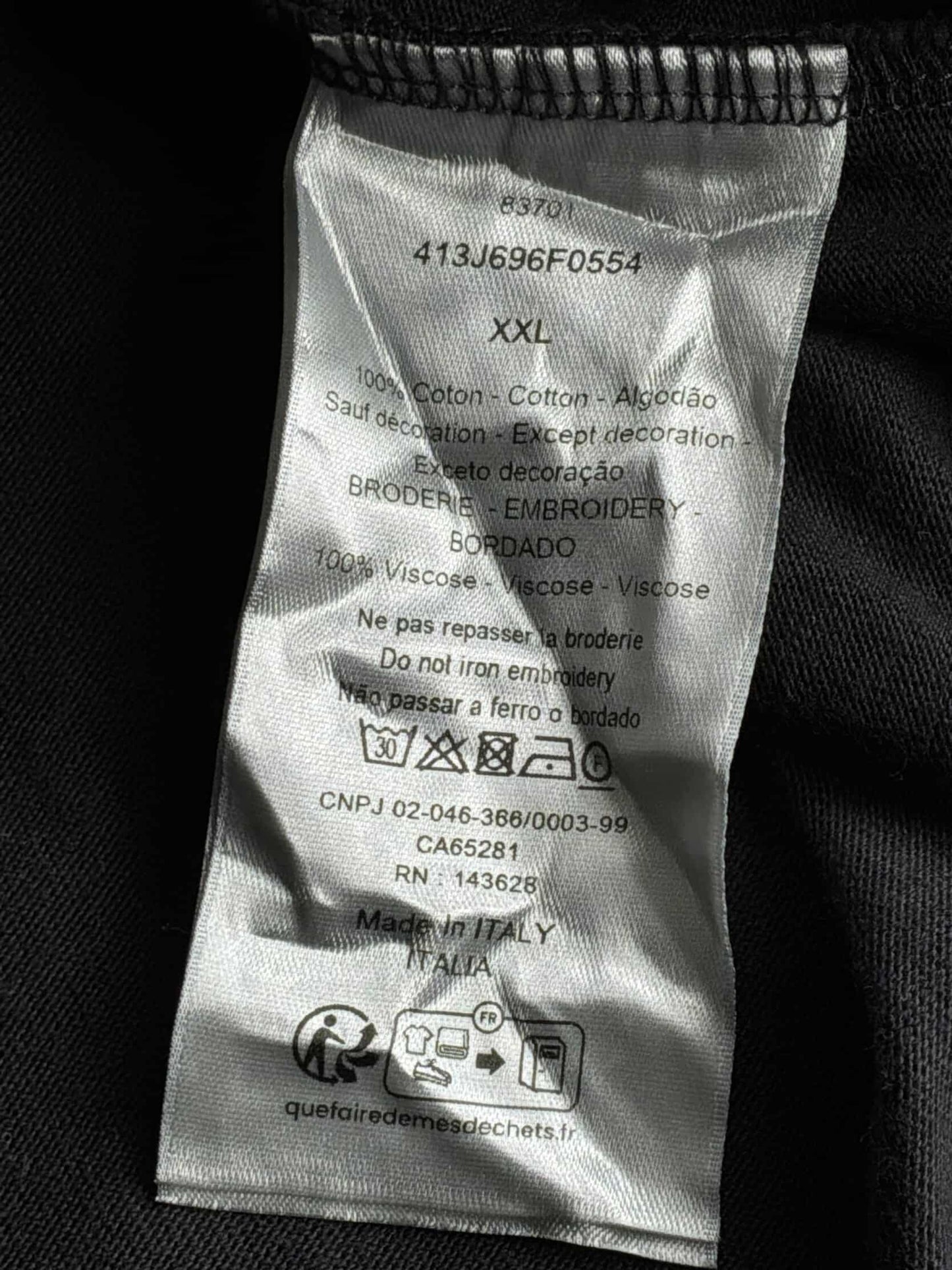 Dior 1947 Embroidered Tee