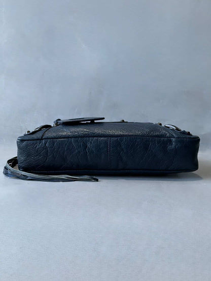 Balenciaga Le First Navy Lambskin Bag