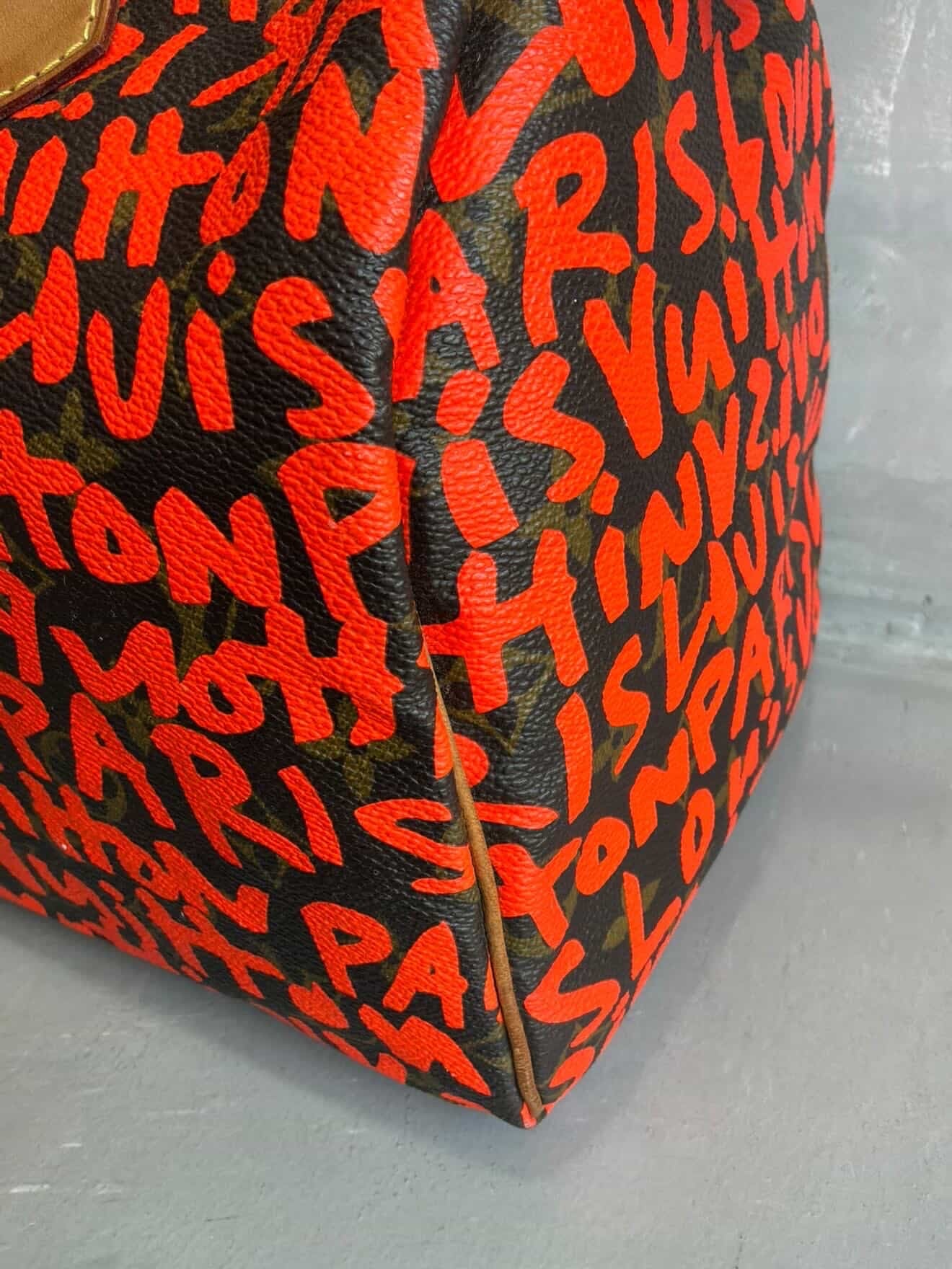Louis Vuitton X Stephen Sprouse Orange Graffiti Speedy 30