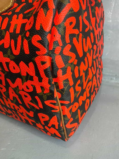 Louis Vuitton X Stephen Sprouse Orange Graffiti Speedy 30