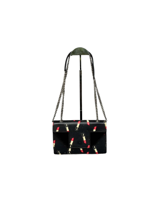 Saint Laurent Paris Lipstick Flap Chain Shoulder Bag