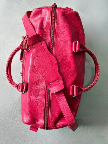 Balenciaga Large Twiggy Red Lambskin Bag
