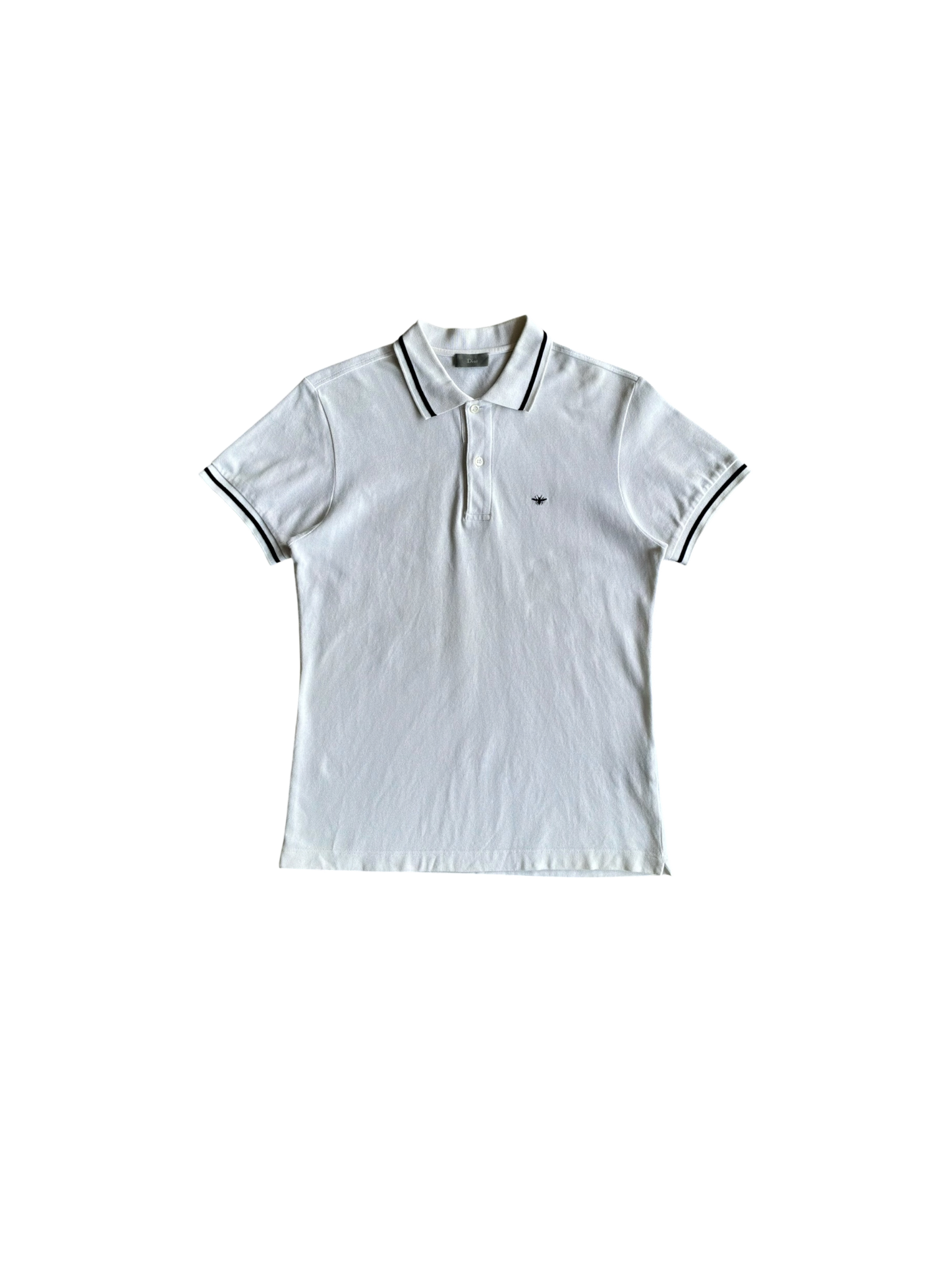 Dior Bee White Polo Shirt