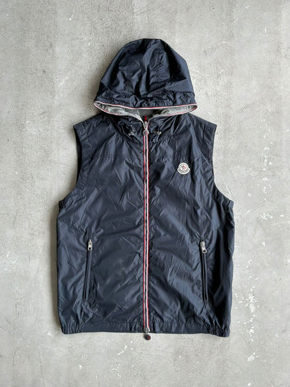 Moncler Nylon Zip Vest Hoodie