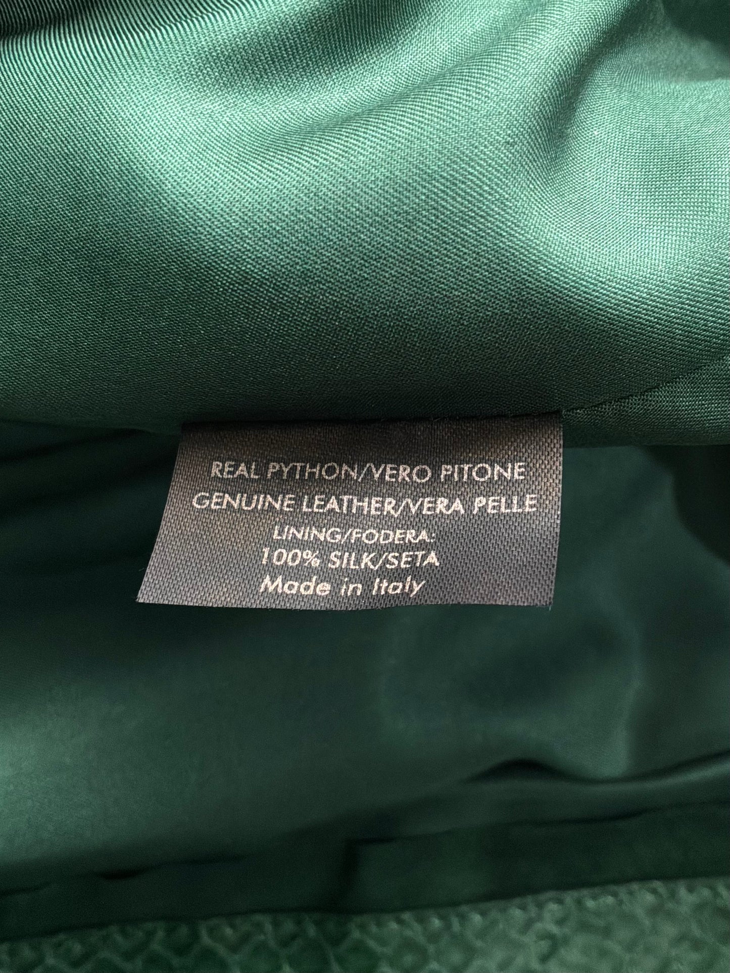 2006 Gucci Runway Python Leather Jacket