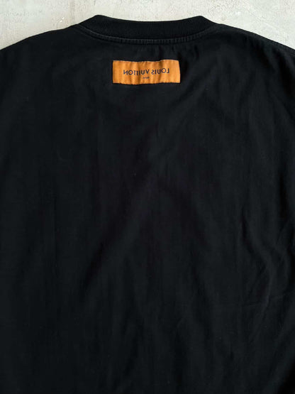 Louis Vuitton Cartoon Jacquard Logos Tee