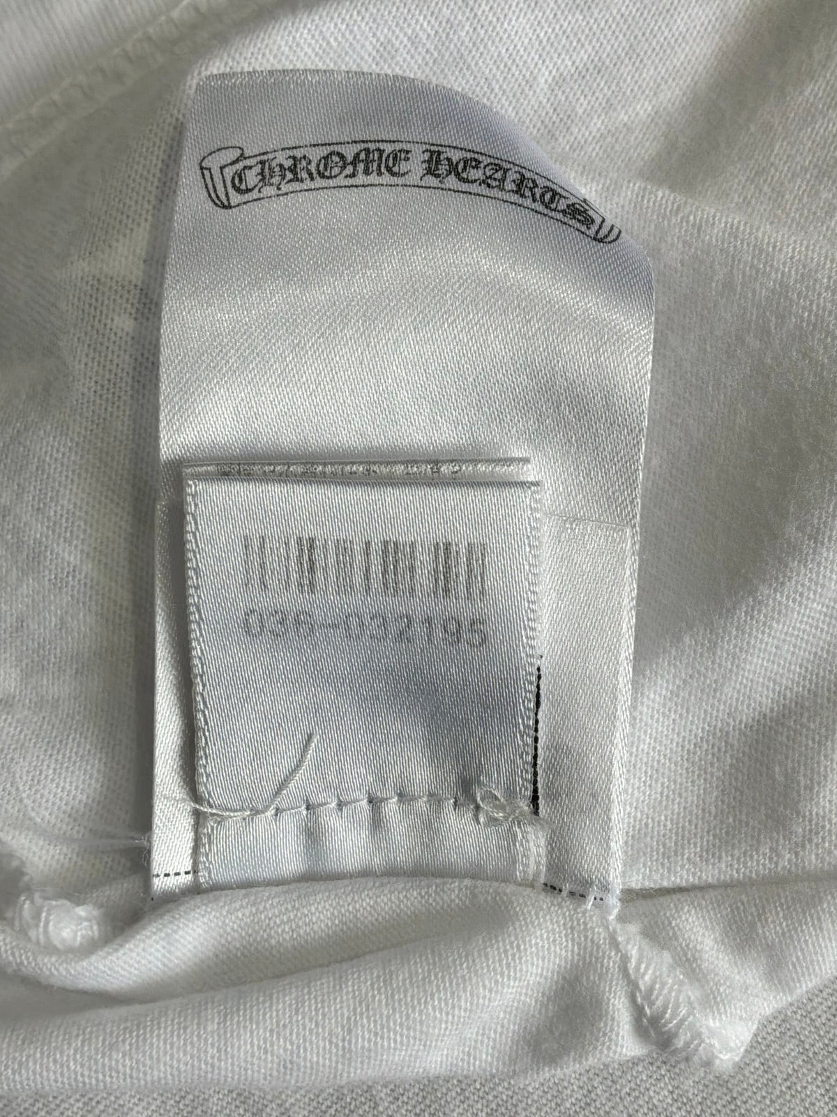 Chrome Hearts Horseshoe Logo White Tee