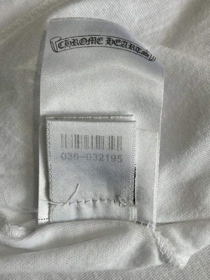 Chrome Hearts Horseshoe Logo White Tee