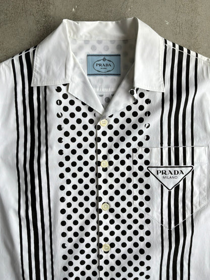 Prada Poplin Bowling Shirt