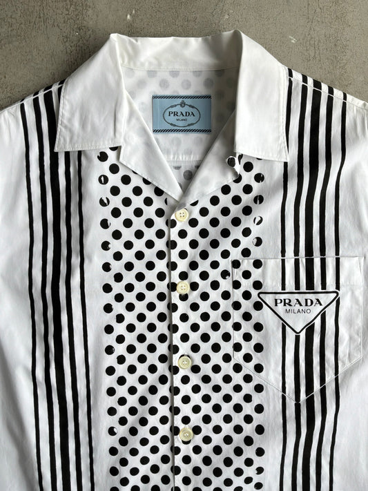 Prada Poplin Bowling Shirt