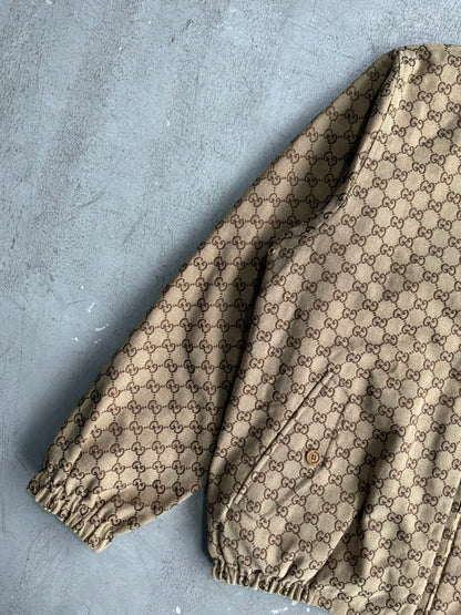 Gucci Tan Monogram Reversible Jacket