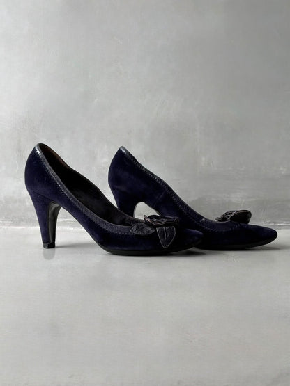 Marc Jacobs Velvet Pumps Heel