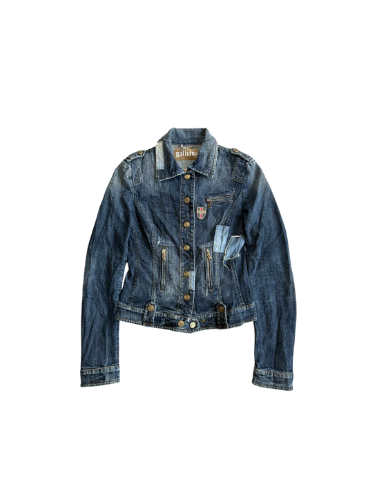 Vintage Galliano Patchwork Denim Jacket