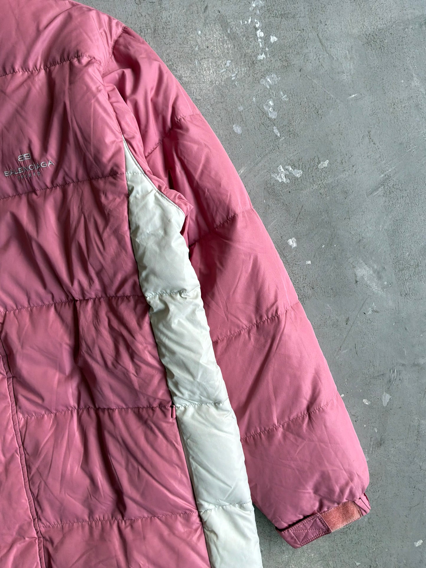 Balenciaga Vintage Pink Puffer Jacket