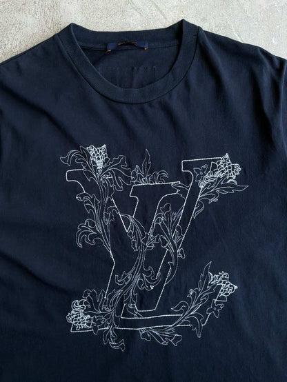 Louis Vuitton Embroidered Logo Tee