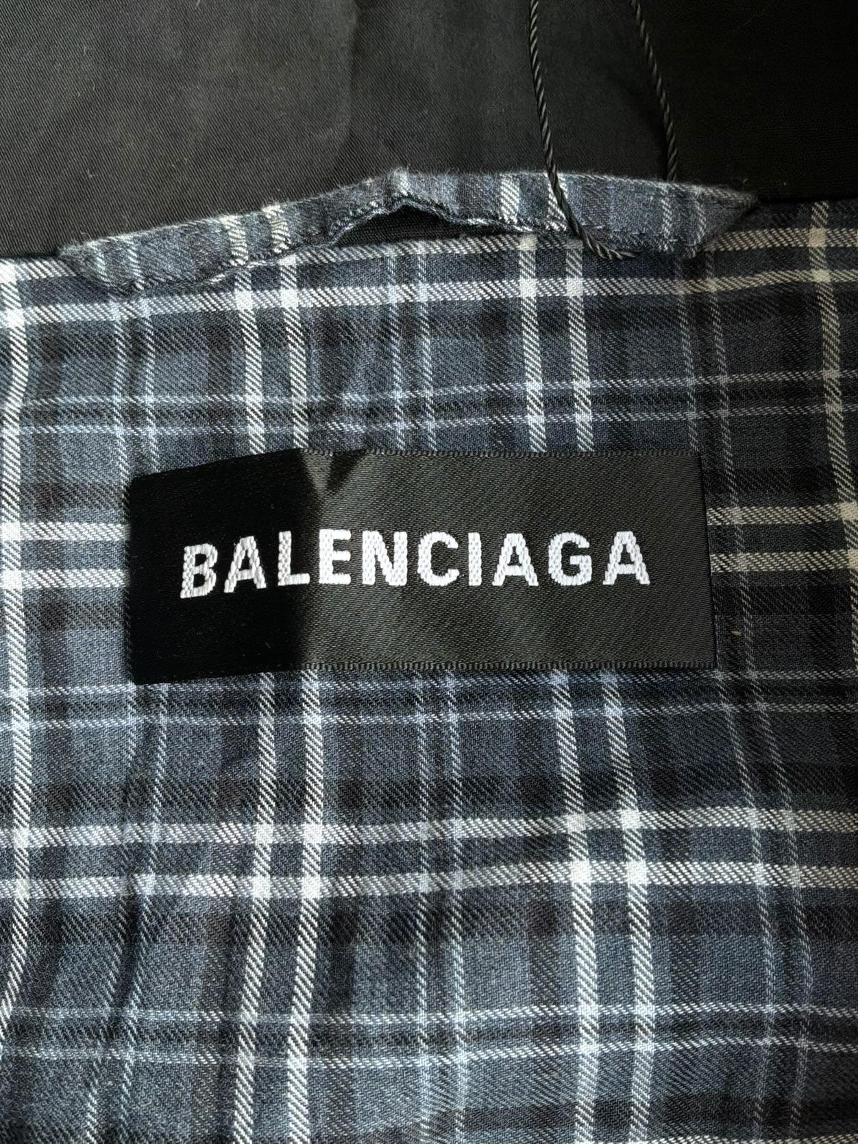Balenciaga Patchwork Plaid Track Jacket