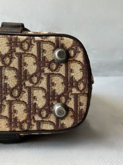 Dior Trotter Leather Boston Bag